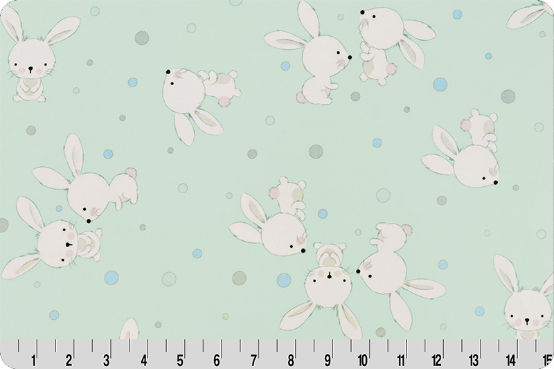 Shannon Studio Minky Cuddle Cottontail-Honeydew - Click Image to Close